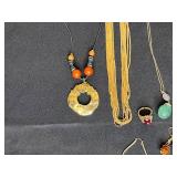Assorted Jewelry Lot - Necklaces, Bracelets, Earrings, Rings, and More