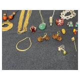 Assorted Jewelry Lot - Necklaces, Bracelets, Earrings, Rings, and More