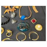 Assorted Jewelry Lot - Necklaces, Bracelets, Earrings, Rings, and More