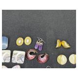Assorted Fashion Earrings Lot - Various Styles and Colors