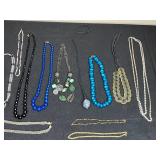 Assorted Jewelry Lot - Necklaces, Bracelets, Earrings