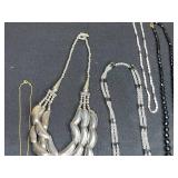 Assorted Jewelry Lot - Necklaces, Bracelets, Earrings