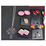 Assorted Jewelry Lot with Velvet Case