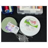 Assorted Sewing and Craft Supplies Lot