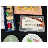 Assorted Sewing and Craft Supplies Lot