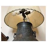 Home Decor Lot: Lamp, Lambskin Rug, and Assorted Books