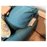 La-Z-Boy Teal Sofa with Cushions