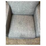True Innovations Fabric Swivel Glider Recliner