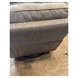 True Innovations Fabric Swivel Glider Recliner