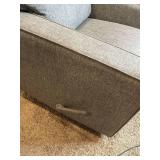 True Innovations Fabric Swivel Glider Recliner