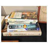 Mixed Lot: Books, Art, and Backgammon Set