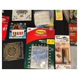 Mixed Household Lot - Playing Cards, Command Strips, Vacuum Cleaner Bags, and More