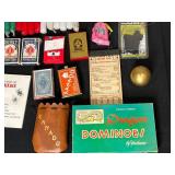 Lot of Assorted Vintage Games, Candles, and Miscellaneous Items