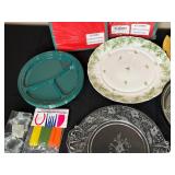 Assorted Decorative Plates, Bowls, and Serving Pieces Lot