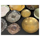 Assorted Decorative Plates, Bowls, and Serving Pieces Lot