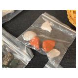 Lot of Assorted Woven Baskets, Framed Art, and Decorative Items