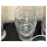 Lot of Assorted Glassware Including Goblets and Tumblers - 18 Pieces