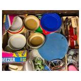 Assorted Kitchen and Office Supplies Lot - "Junk Drawer"