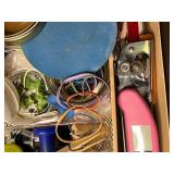 Assorted Kitchen and Office Supplies Lot - "Junk Drawer"