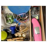 Assorted Kitchen and Office Supplies Lot - "Junk Drawer"