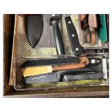 Assorted Knives and Sharpening Tools
