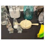 Assorted Kitchenware Lot - Bottles, Jars, Containers, and More