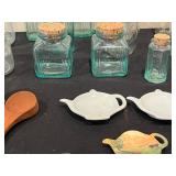 Collection of Assorted Glass Jars and Containers