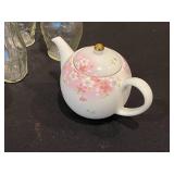 Collection of Antique and Modern Vases with Decorative Bowl and Teapot