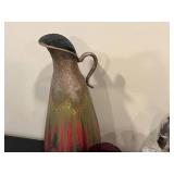 Collection of Antique and Modern Vases with Decorative Bowl and Teapot