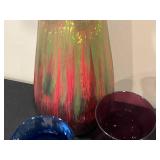 Collection of Antique and Modern Vases with Decorative Bowl and Teapot