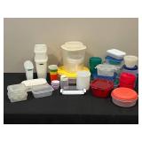Lot of Various Plastic Storage Containers with Lids