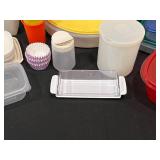 Lot of Various Plastic Storage Containers with Lids