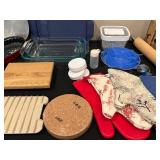 Assorted Kitchen Items and Bakeware Lot