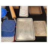 Assorted Kitchen Items and Bakeware Lot