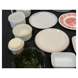 Assorted Lot of Dishes, Bowls, and Glassware