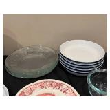 Assorted Lot of Dishes, Bowls, and Glassware