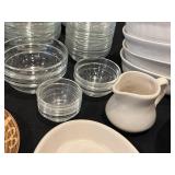 Assorted Lot of Dishes, Bowls, and Glassware