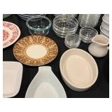 Assorted Lot of Dishes, Bowls, and Glassware