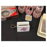 Assorted Kitchen Items Lot with Utensils, Teapot, and Pan