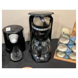 Lot of Kitchen Appliances & Ceramic Spice Rack