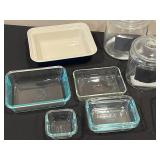 Lot of Glass Storage Containers and Jars