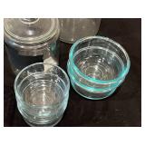 Lot of Glass Storage Containers and Jars
