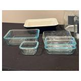 Lot of Glass Storage Containers and Jars