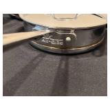 Lot of All-Clad, Pampered Chef, and Kirkland Signature Cookware