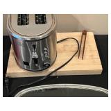Kitchen Appliance Lot - Toaster, Cooker, Food Processor, and Dutch Oven