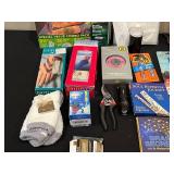Assorted Household and Tools Lot with FoodSaver, CDs, and DVDs