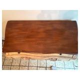 Vintage Carved Wooden Dresser with Floral Motifs