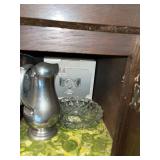 Mixed Lot of Household Items - Ritz Tin, Vintage Pepsi Tray, Cristal d