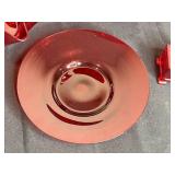 Collection of Vintage Ruby Red Glassware