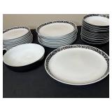 Mikasa Pivotal Onyx Dinnerware Set